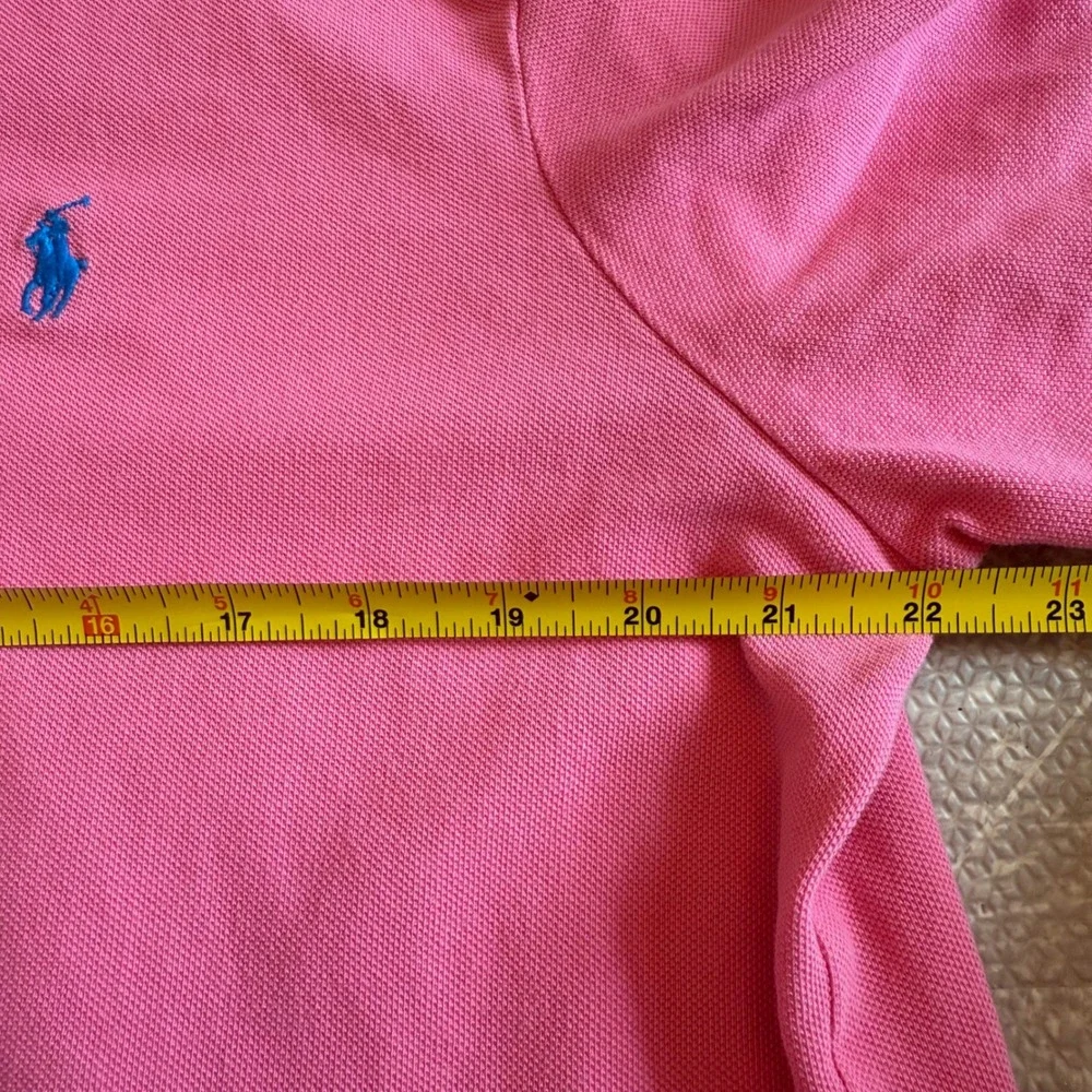 Polo Ralph Lauren Polo Shirt Mens Large Pink Classic Fit‎ Short Sleeve Pony Logo